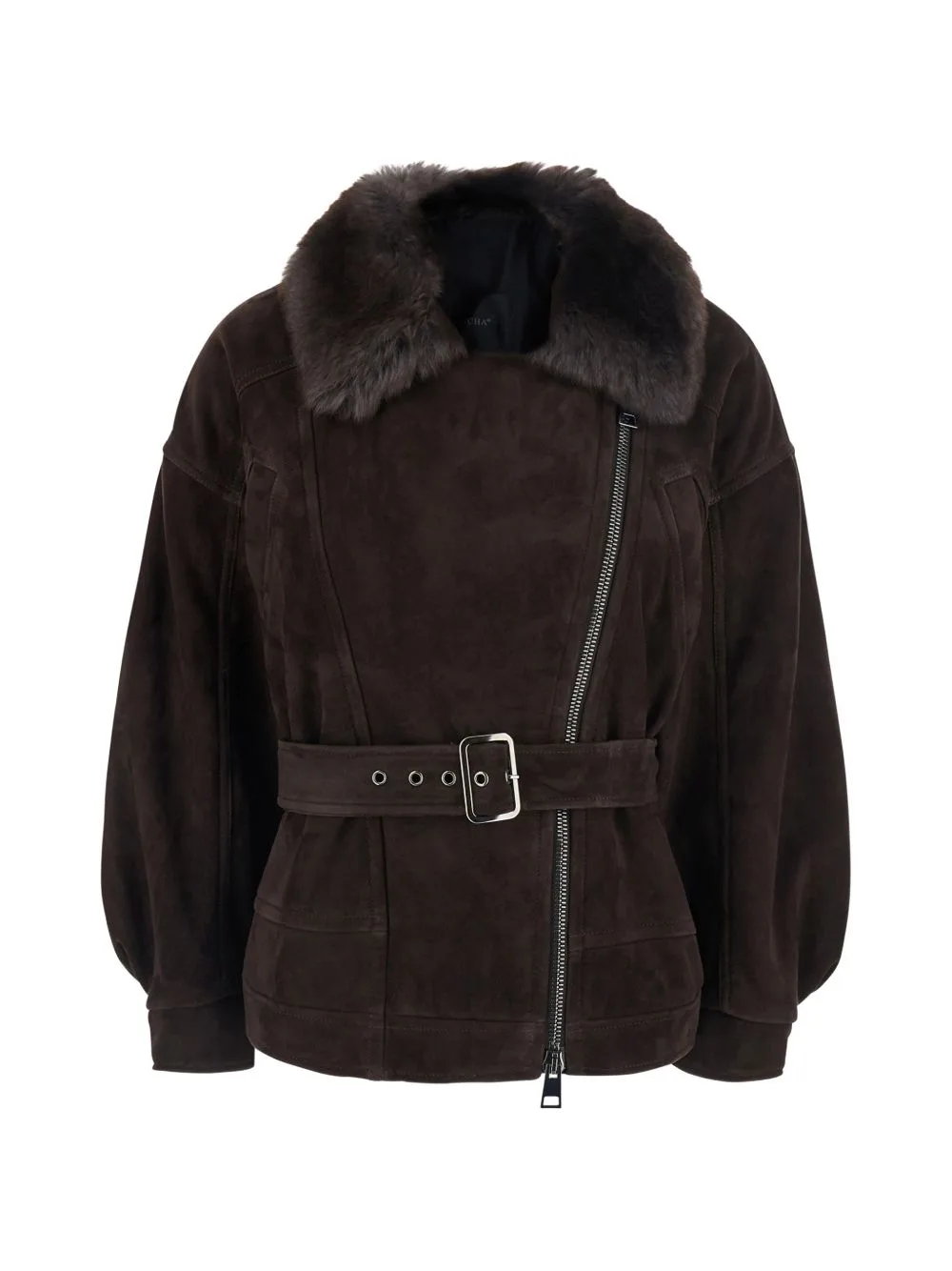 Suede Belted Jacket