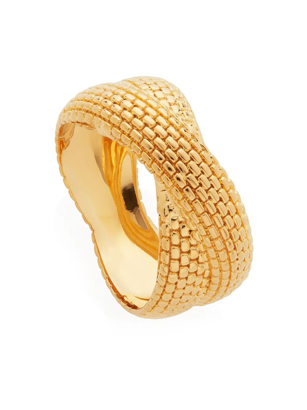 Woven Cross Ring