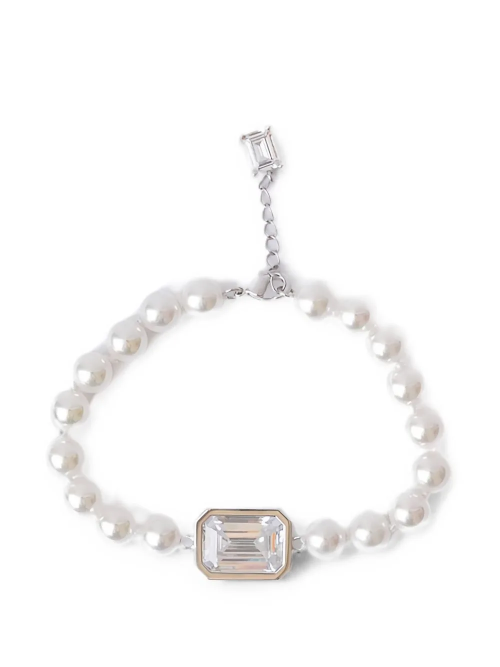 Mega Pearl Crystal-Embellished Bracelet