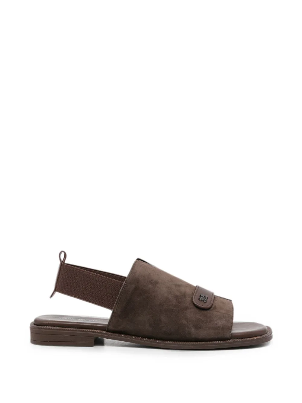 Logo-Plaque Slingback Sandals