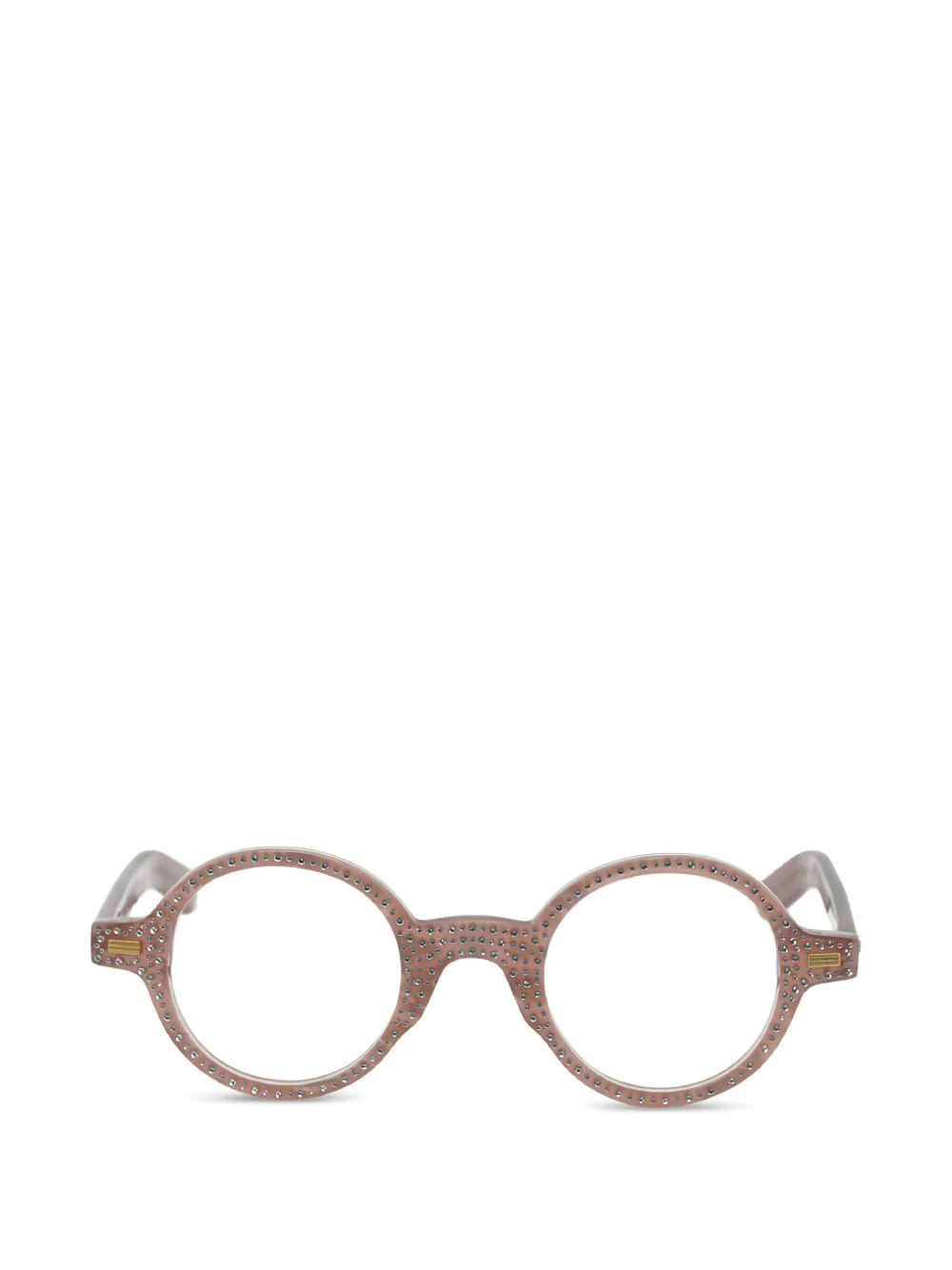Crystal-Embellished Round-Frame Glasses by VALENTINO GARAVANI EYEWEAR