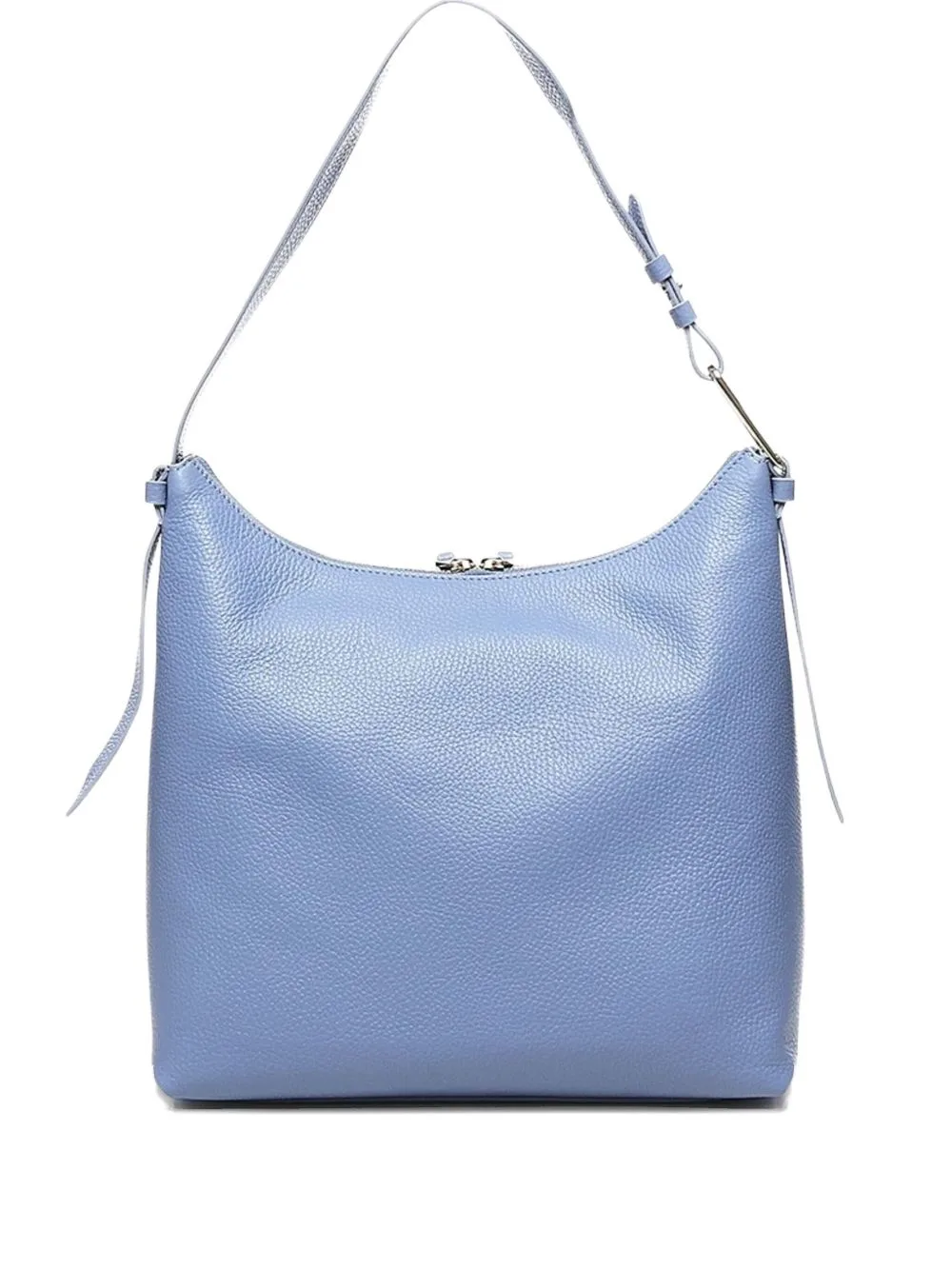 Malory Zip-Fastening Pebble-Leather Shoulder Bag