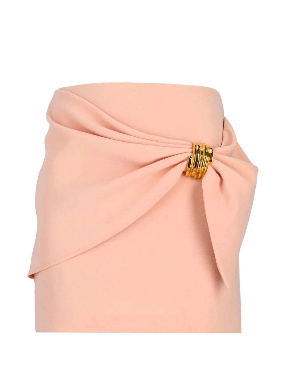 Draped-Detail Mini Skirt