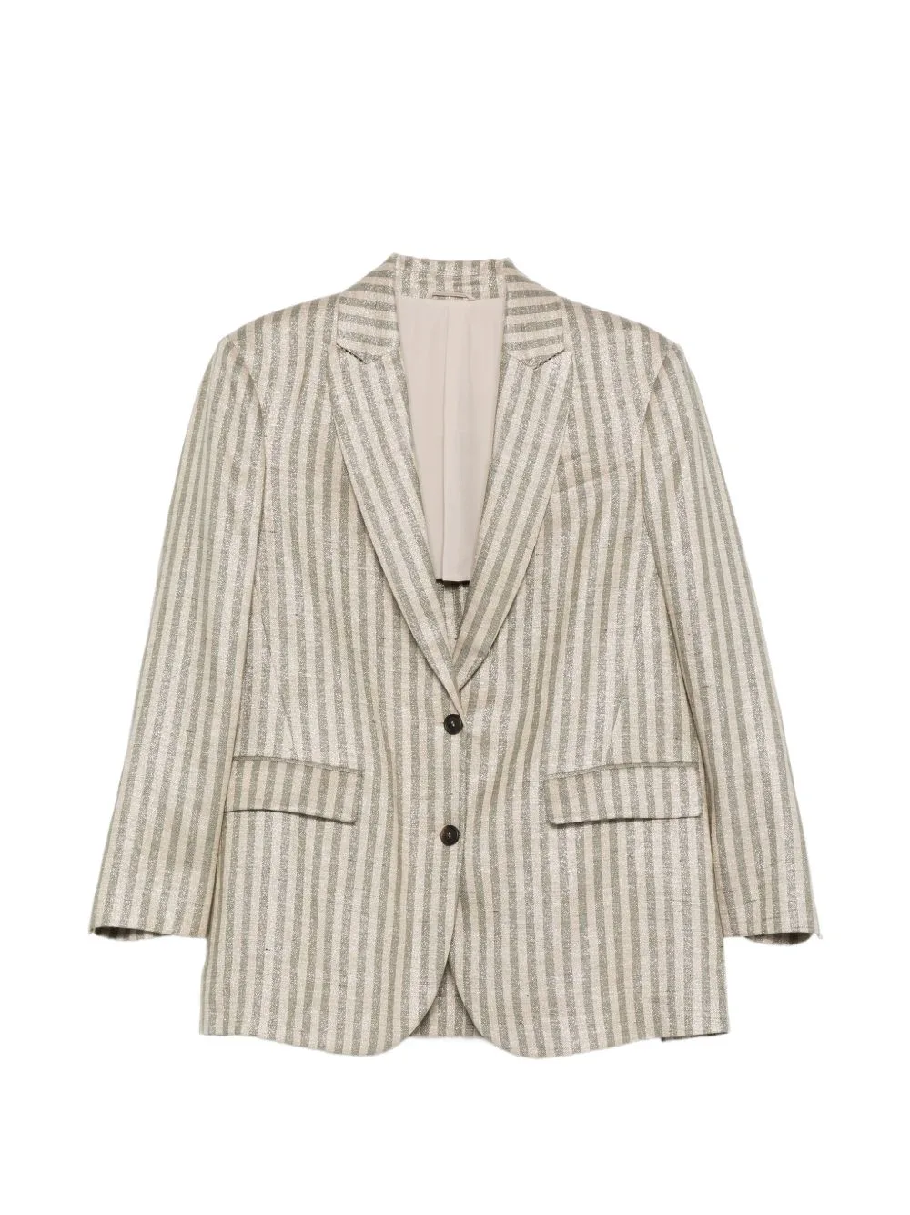Striped Pocket Blazer