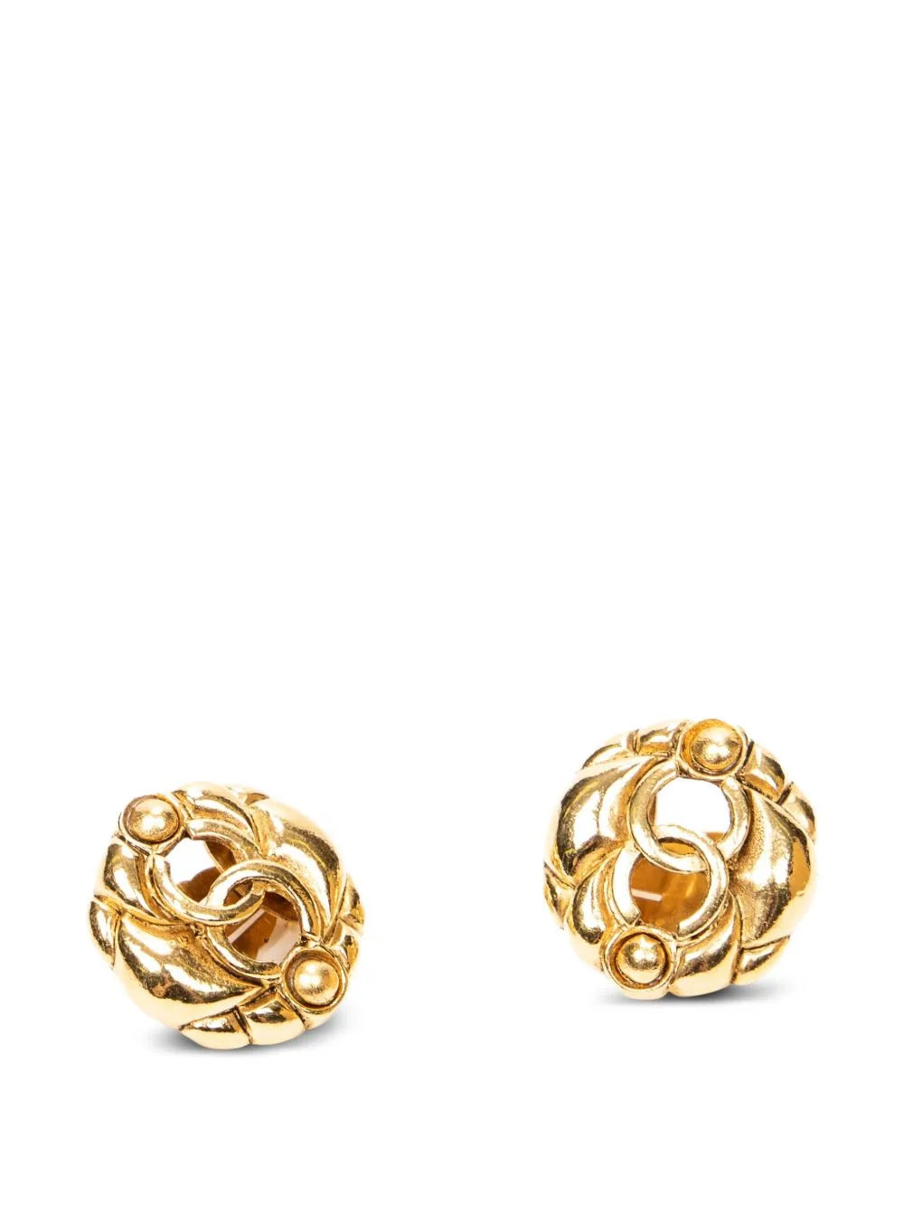 Round Clip-On Earrings