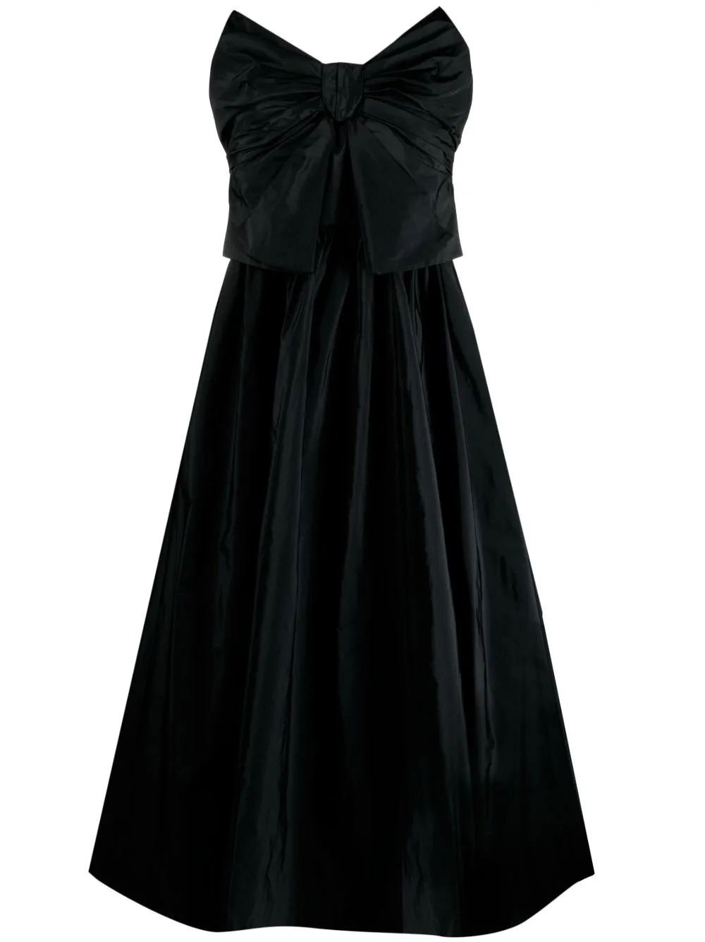 Bow Appliqué Strapless Mididress