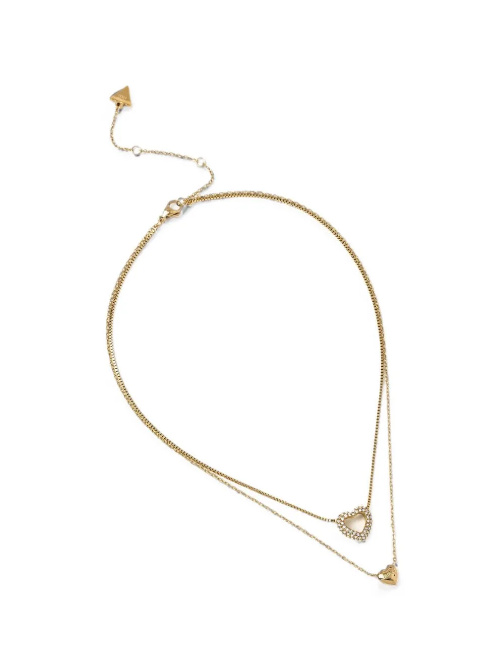 Layered Heart-Pendant Necklace