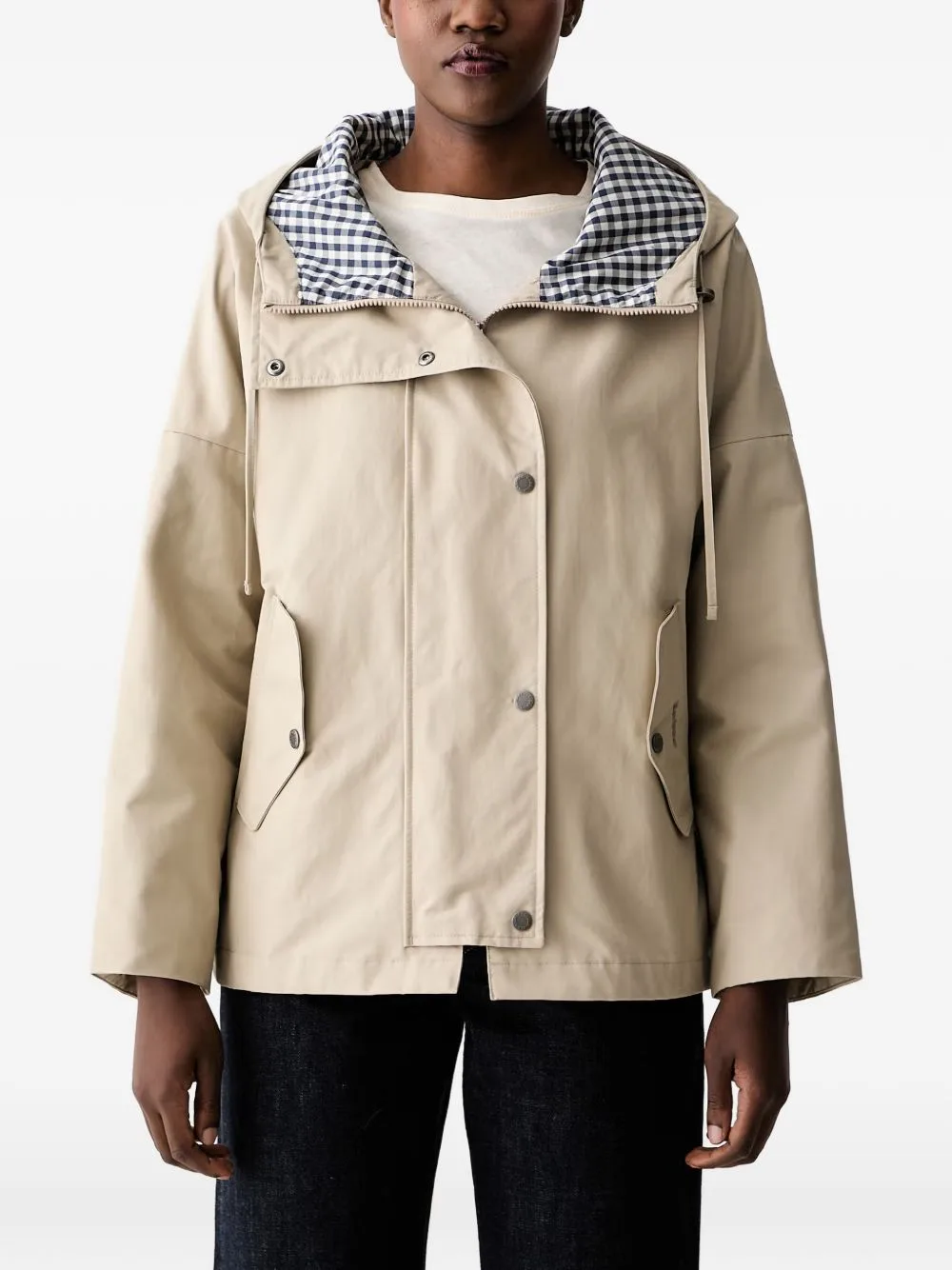 Kingswood Showerproof Drawstring-Hood Jacket
