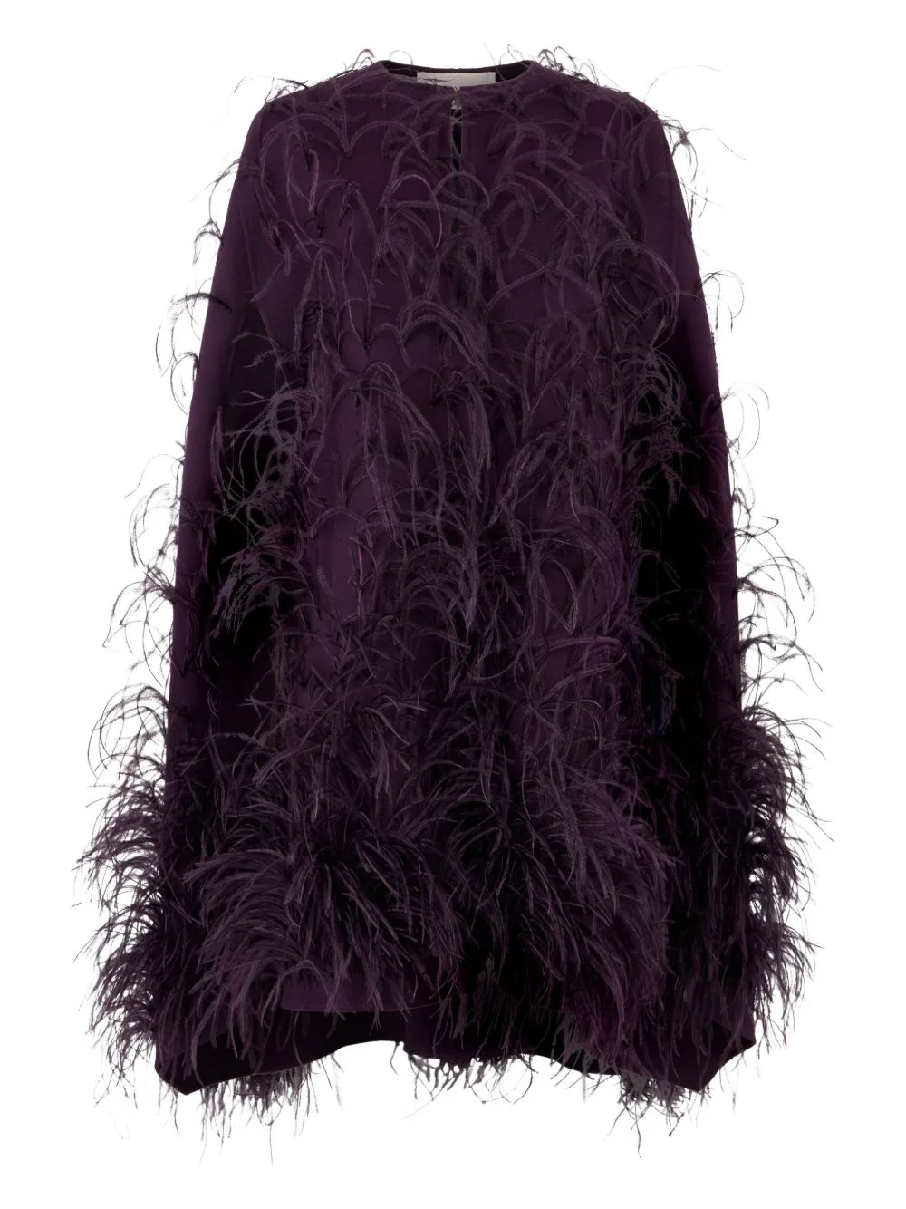 Feather-Detailing Cape