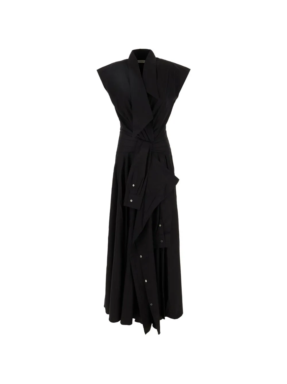 Deconstructed Sleeveless Maxi Dress