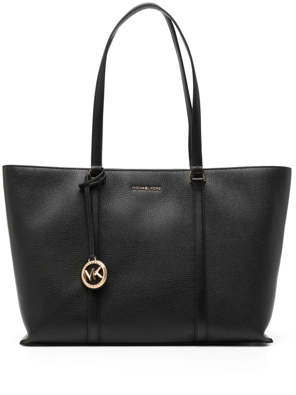 Large Temple Leather Tote Bag