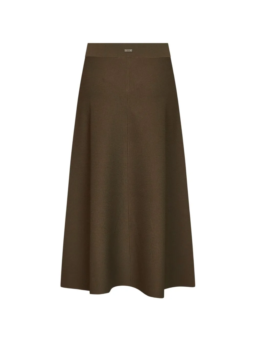 Milano-Knit Midi Flared Skirt