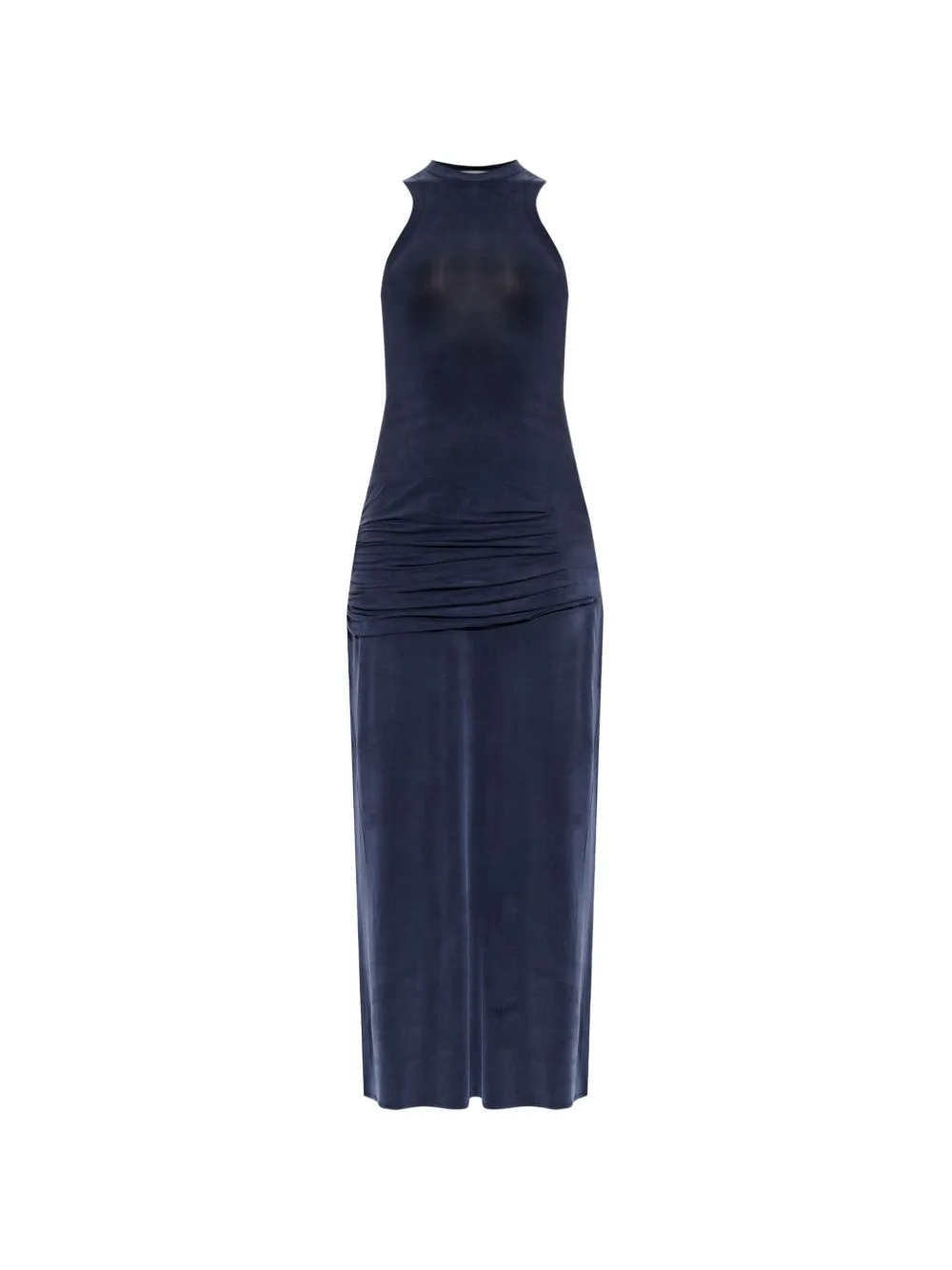 Eclose Ruched-Waist Maxi Dress