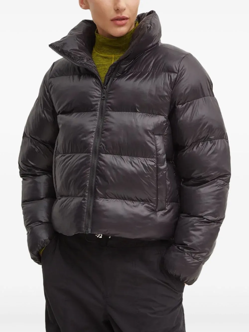 Jade Zip Puffer Jacket
