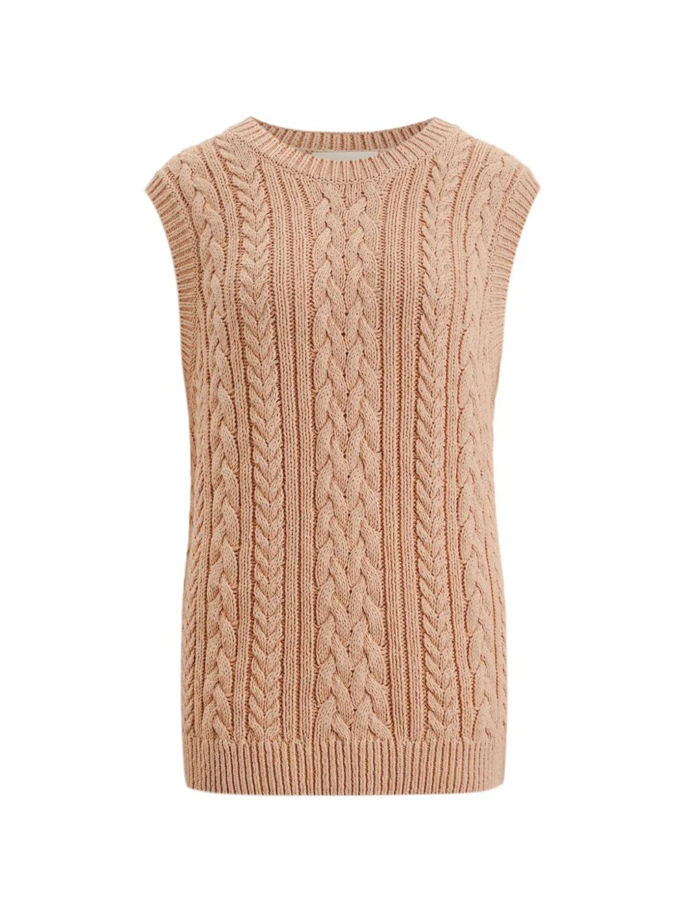 Harvest Cable-Knit Vest