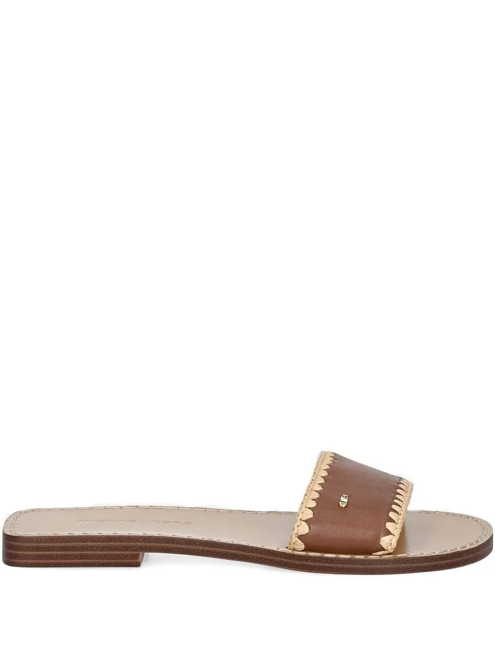Leather Braided Flat Sandals