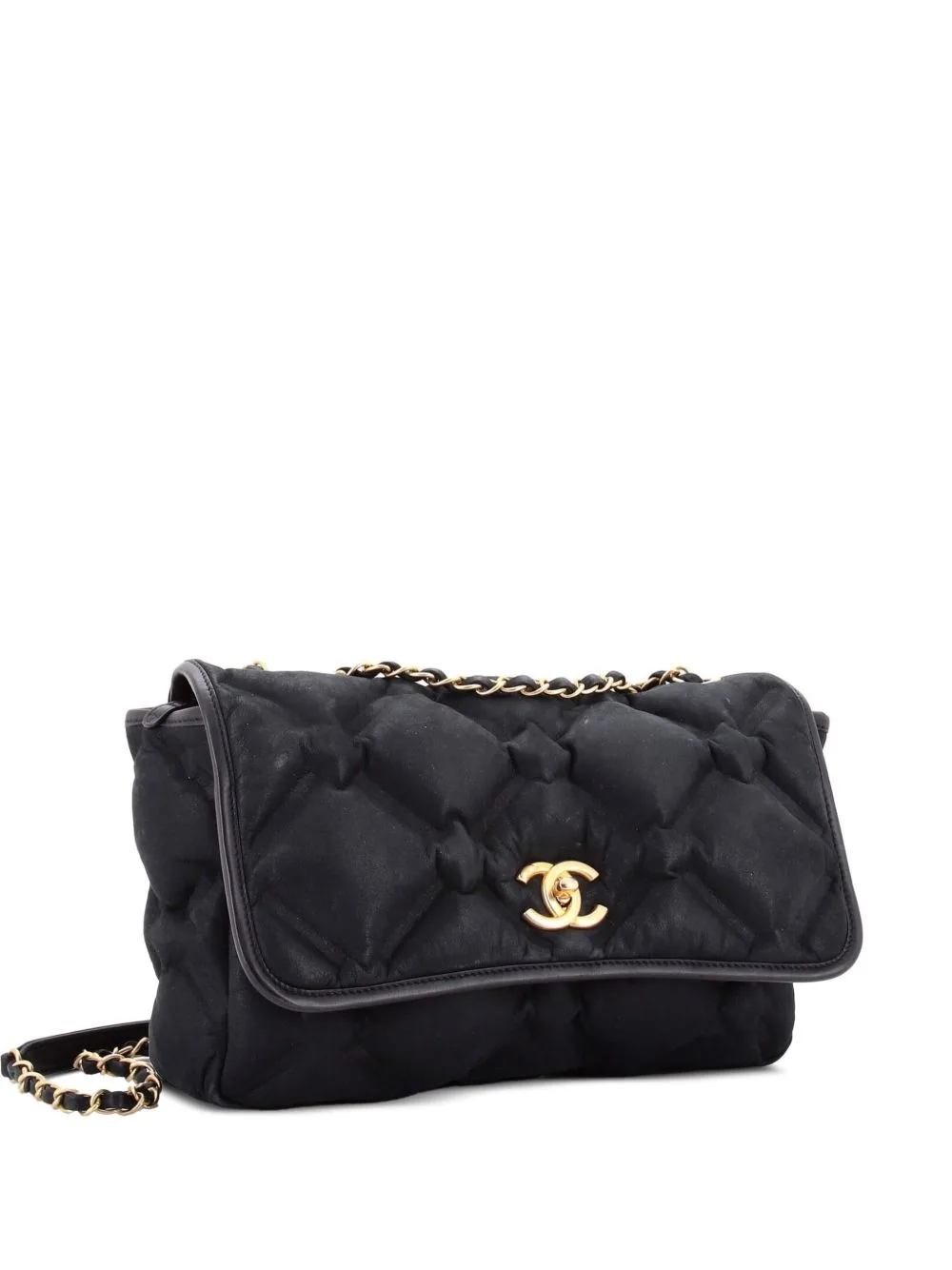 Chesterfield Flap Bag Quilted Calfskin Medium Shoulder Bag