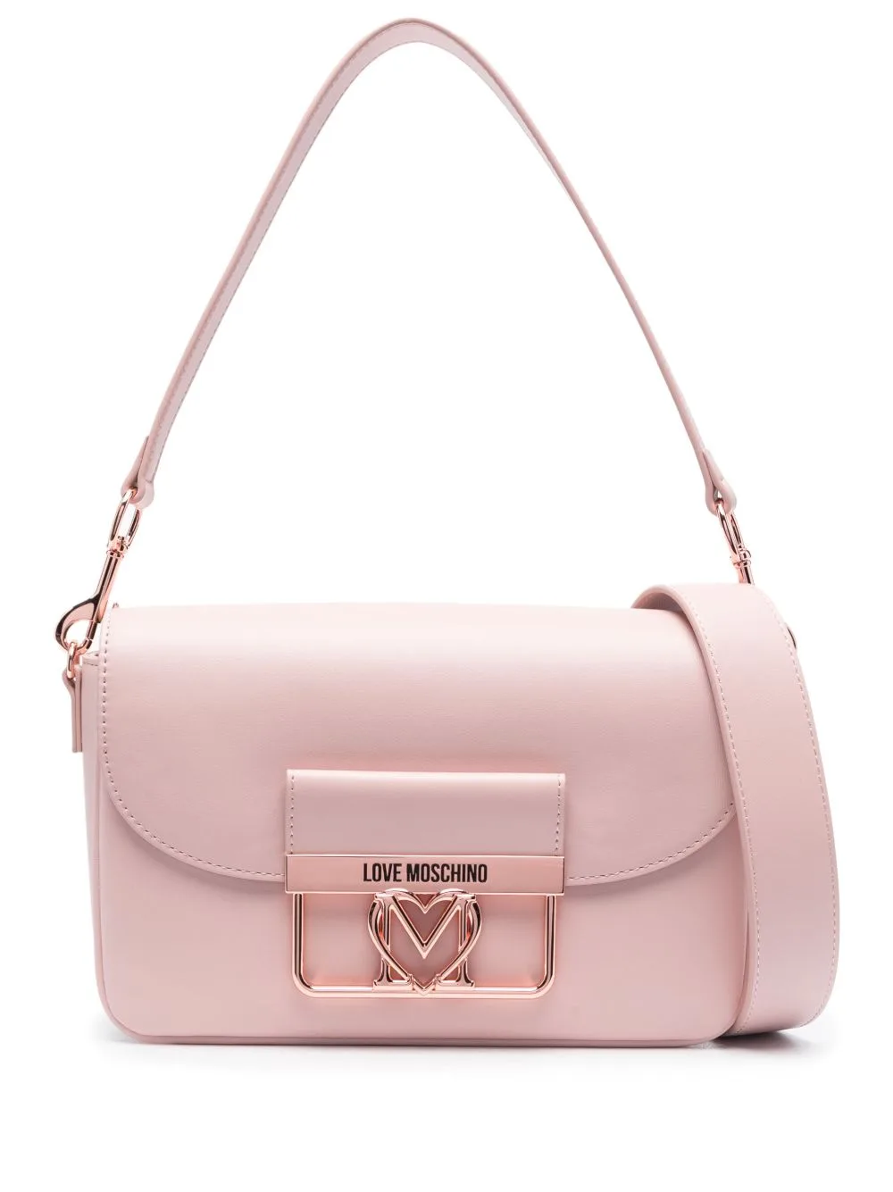 Gold-Plaque Shoulder Bag