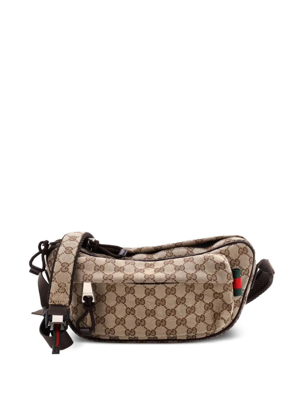 Front Pocket Sling Bag GG Canvas Large Belt Bag