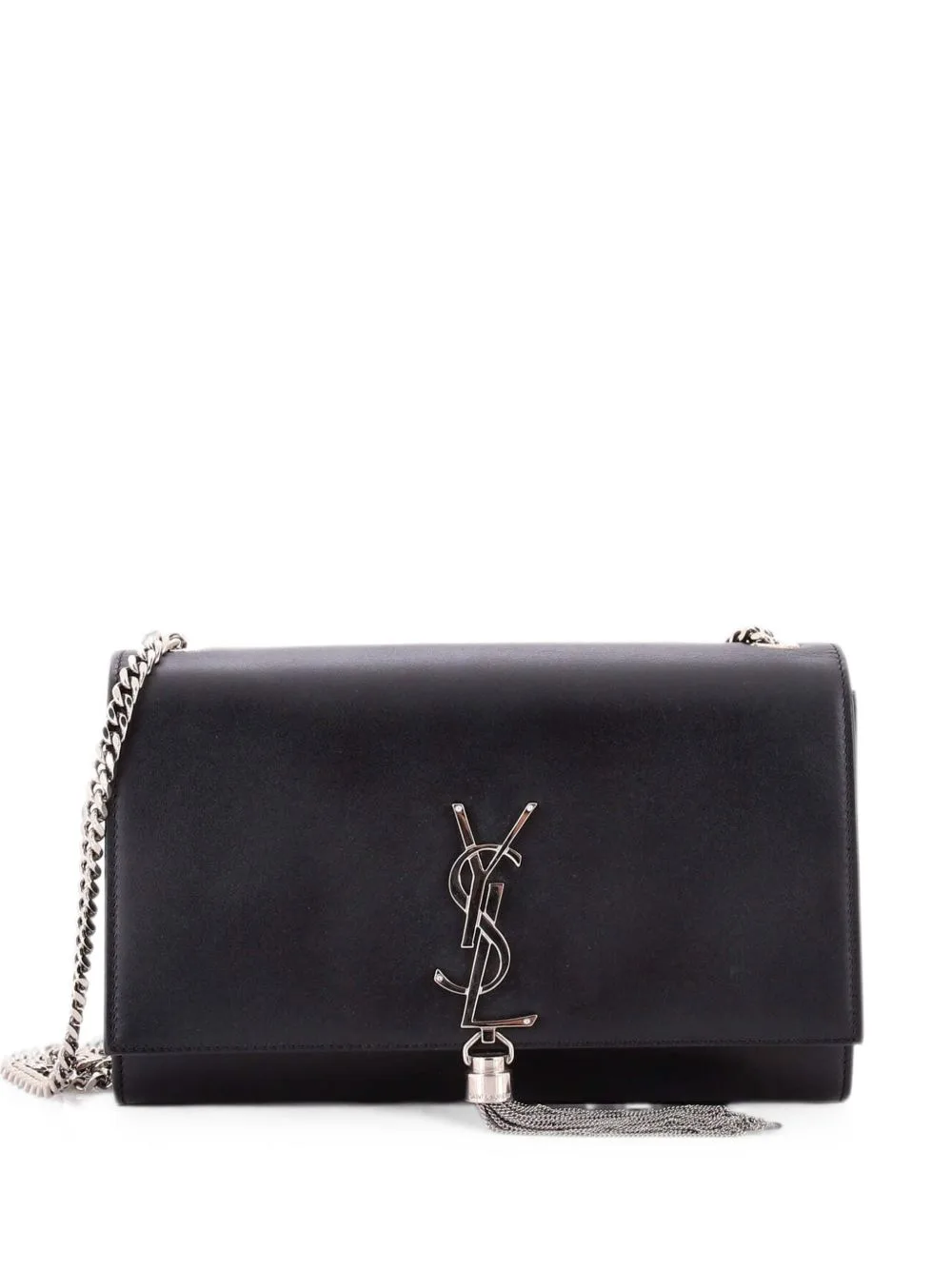 Classic Monogram Tassel Leather Medium Crossbody Bag