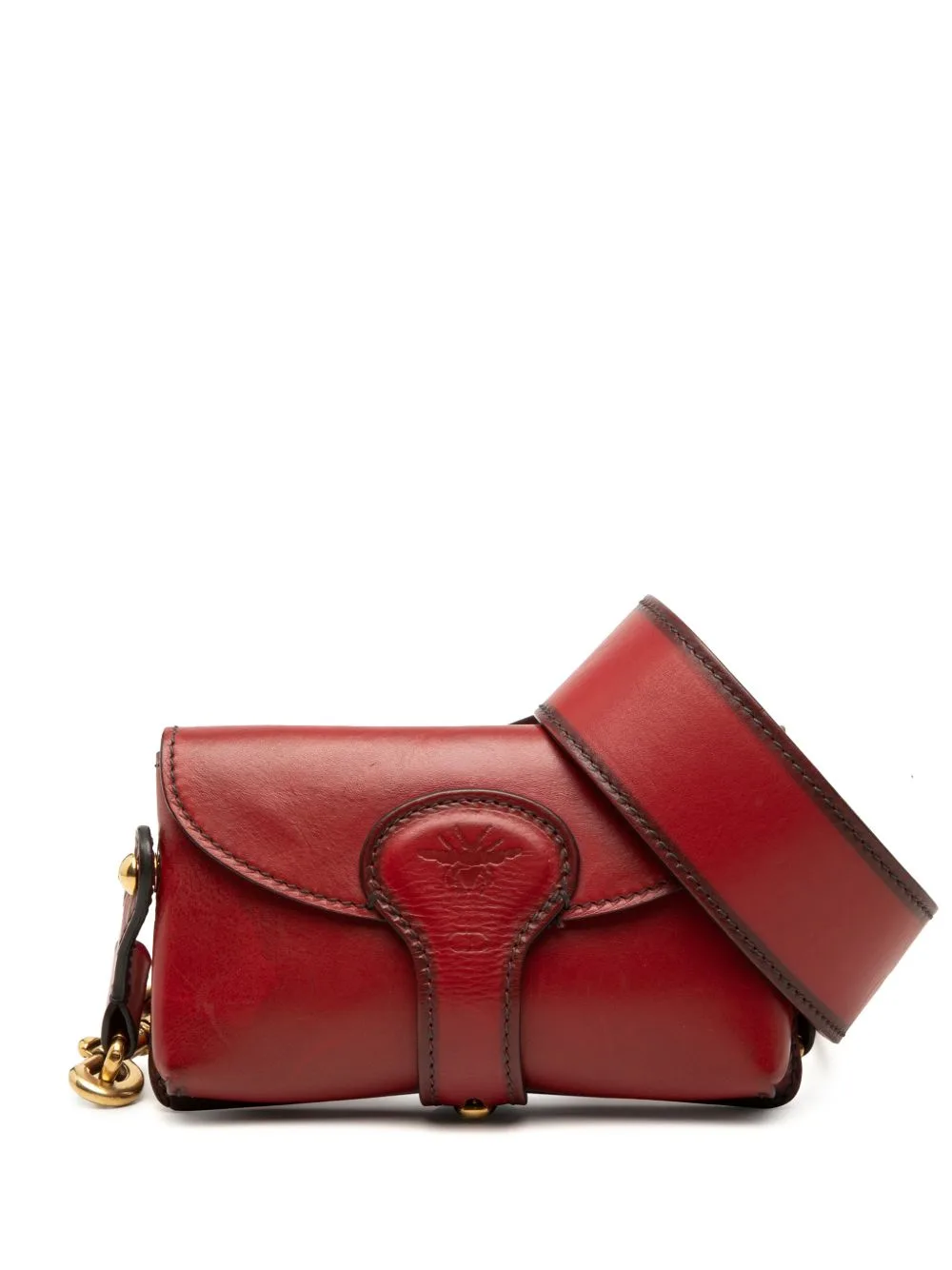 2017 Mini Leather D Bee Saddle Bag Crossbody Bag