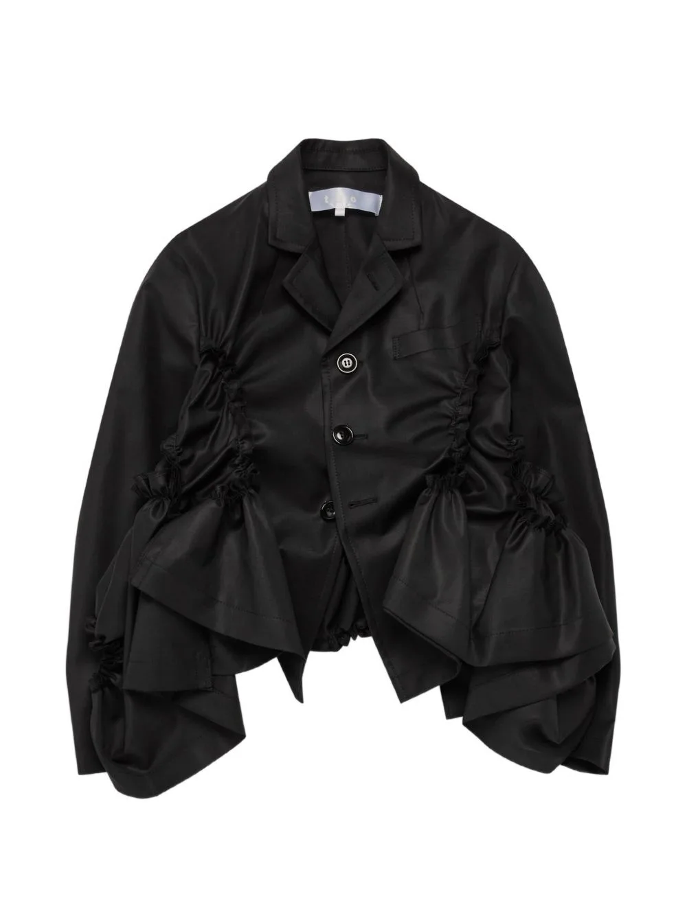 Ruffled-Trim Jacket