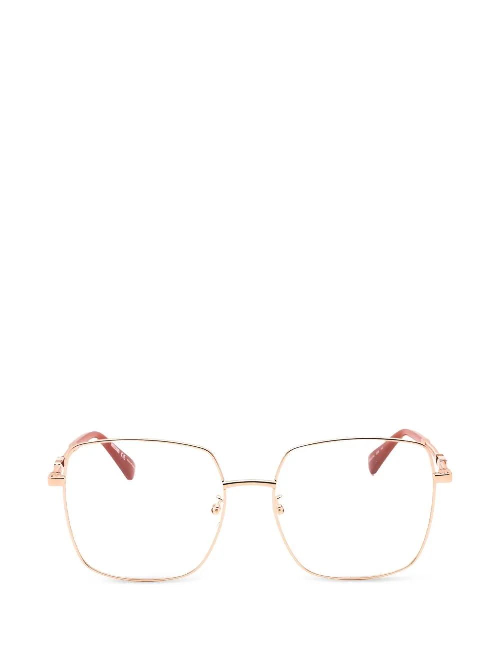 Square Full-Rim Glasses by Moschino