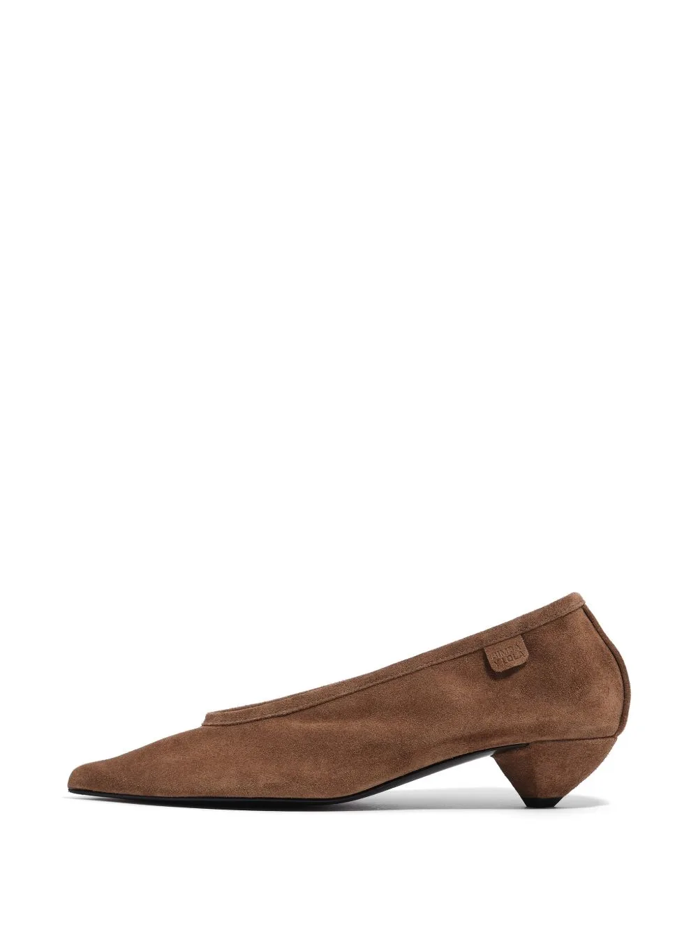 Pointed Suede Pumps