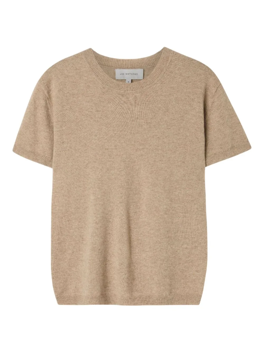 Short-Sleeve Cashmere Top