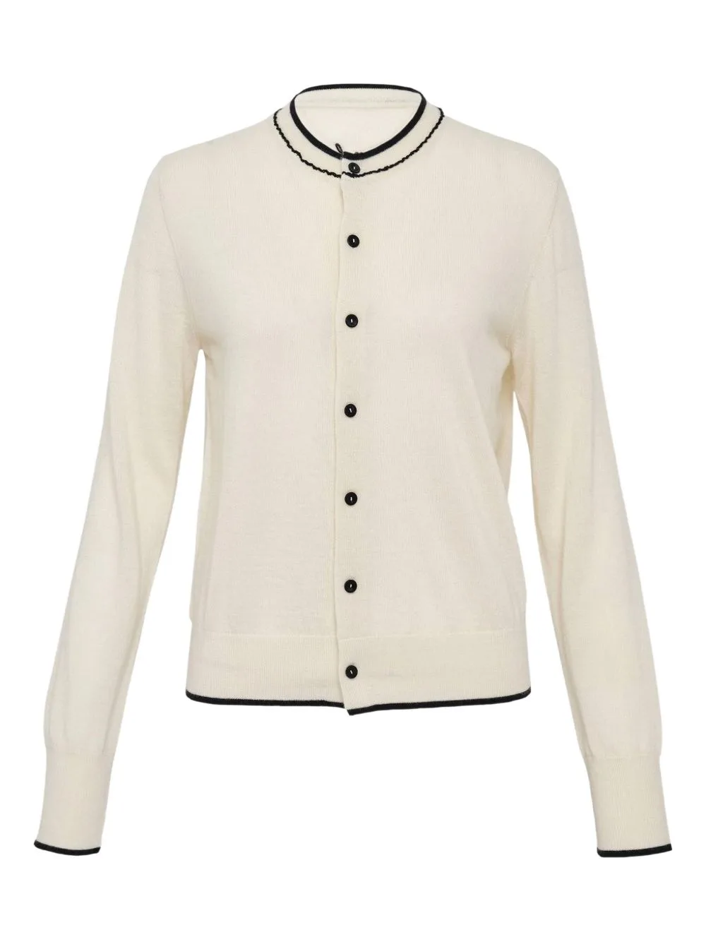 Trimmed Cashmere Cardigan