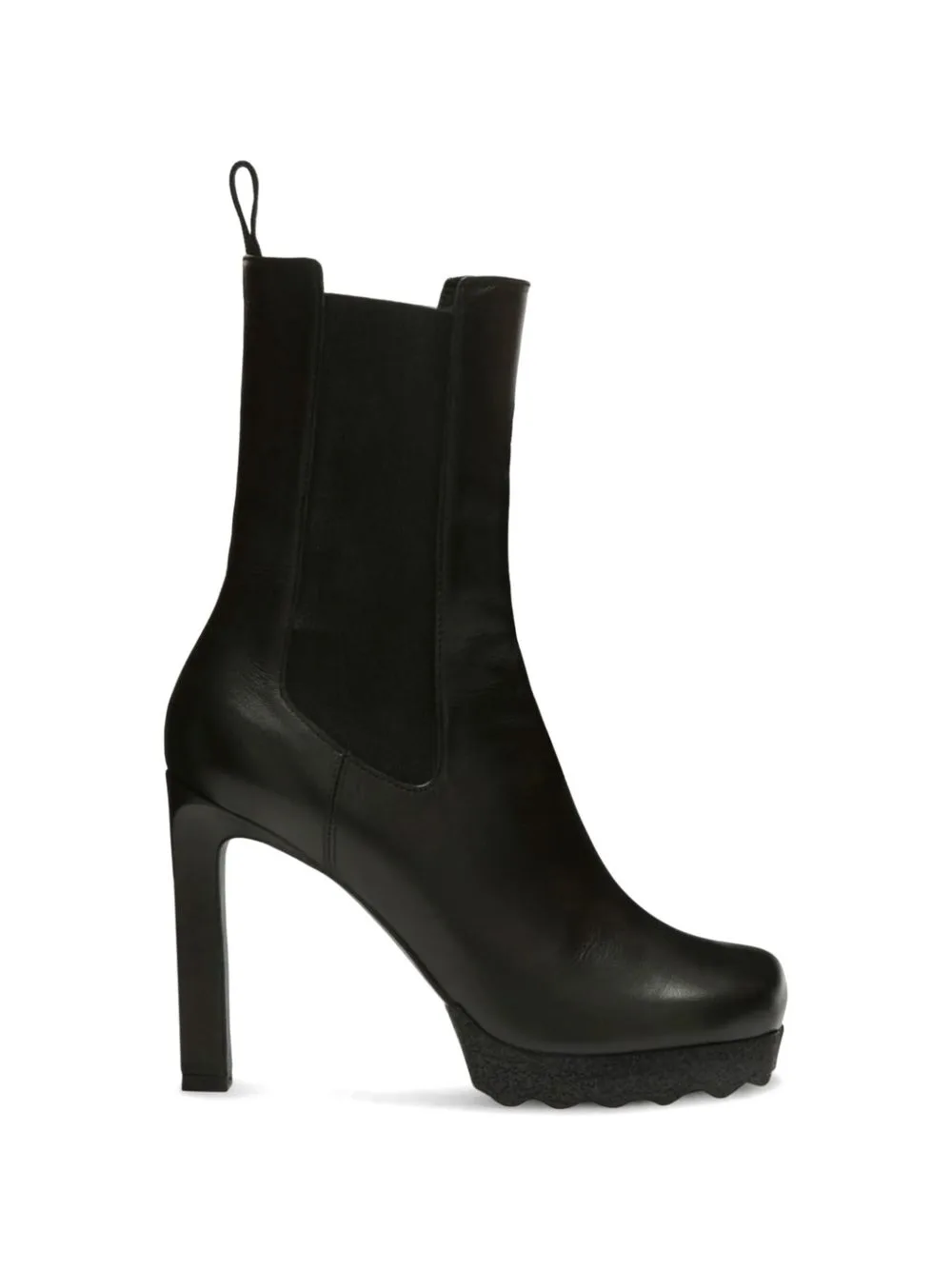 Calf Sponge High-Heeled Chelsea Boots