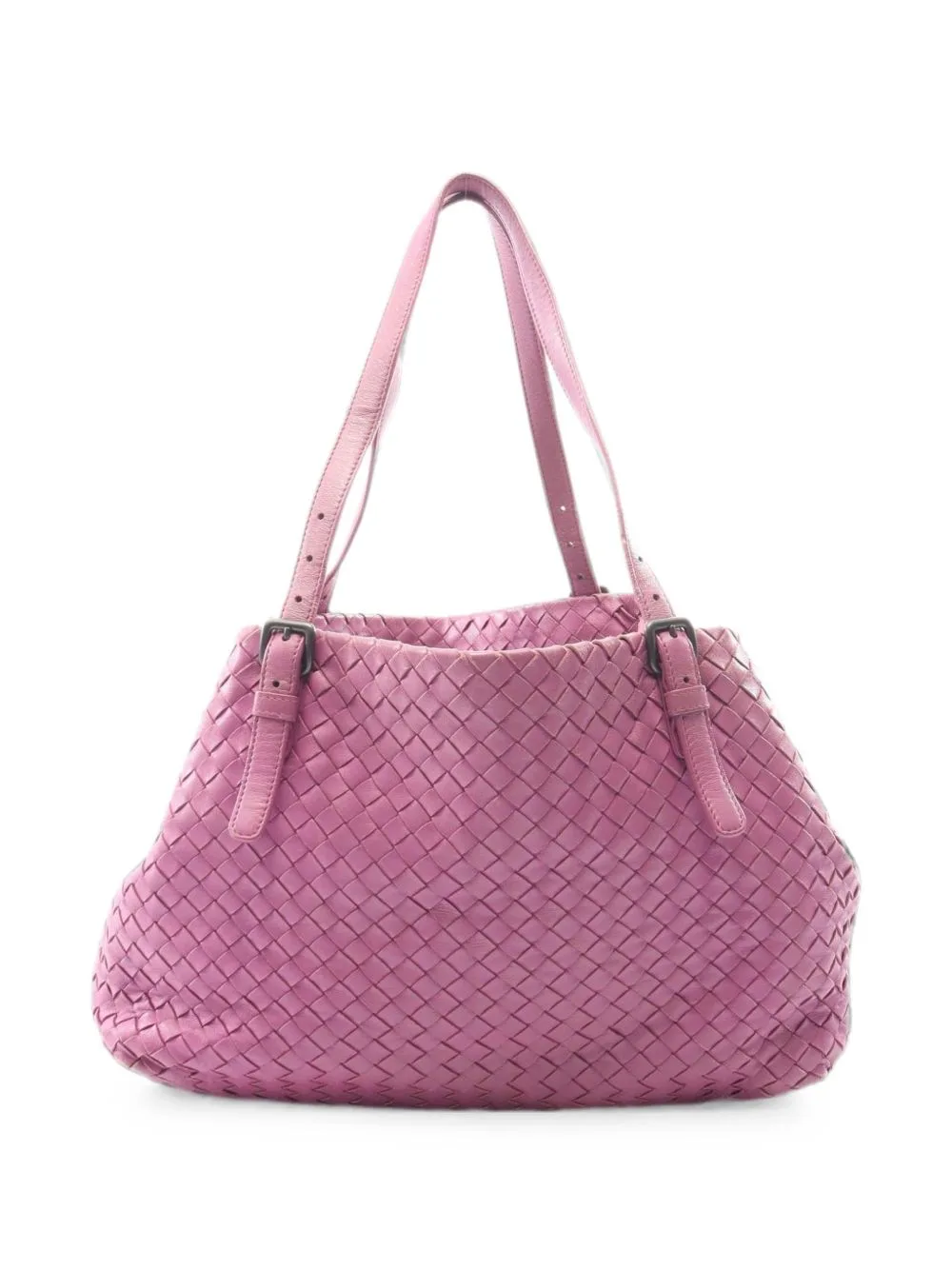 2000s Medium Intrecciato Leather Tote Bag