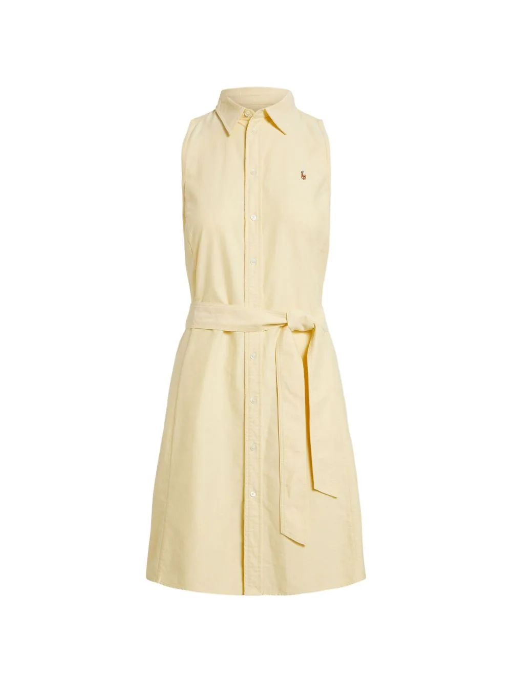 Belted Sleeveless Midi Dress