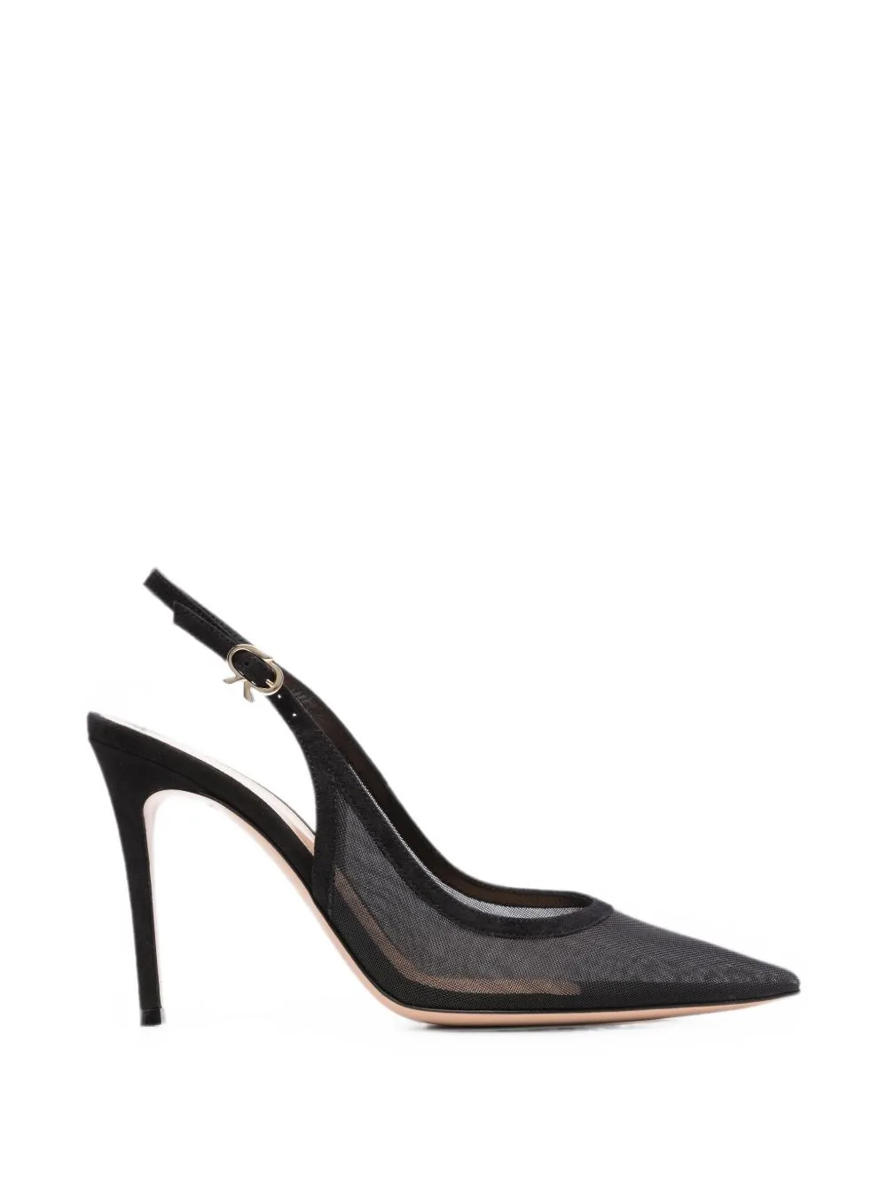 Organza Mesh Slingback Pumps
