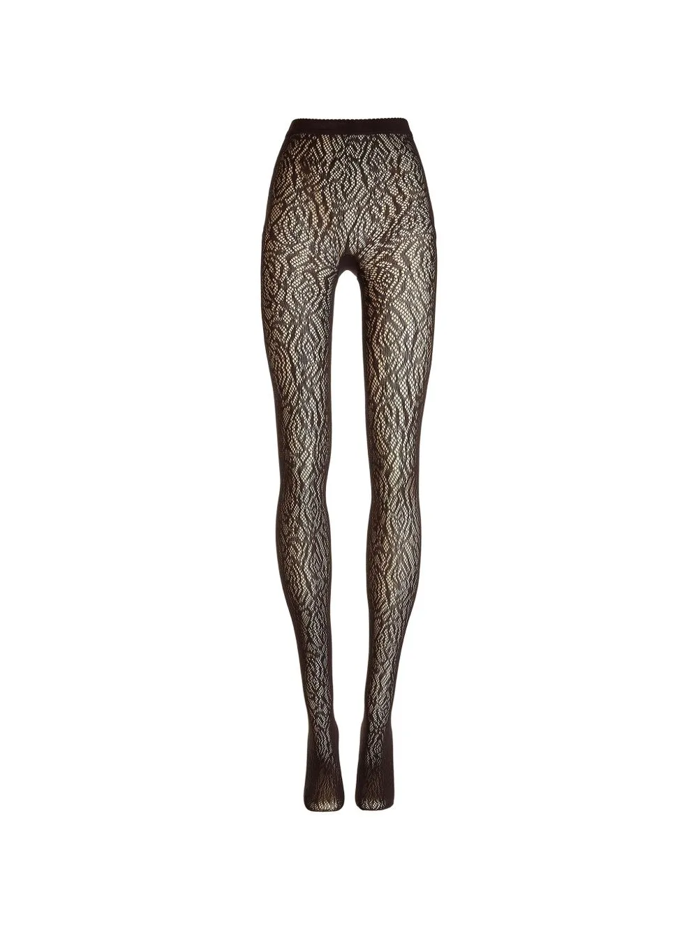 Lace-Effect Tights