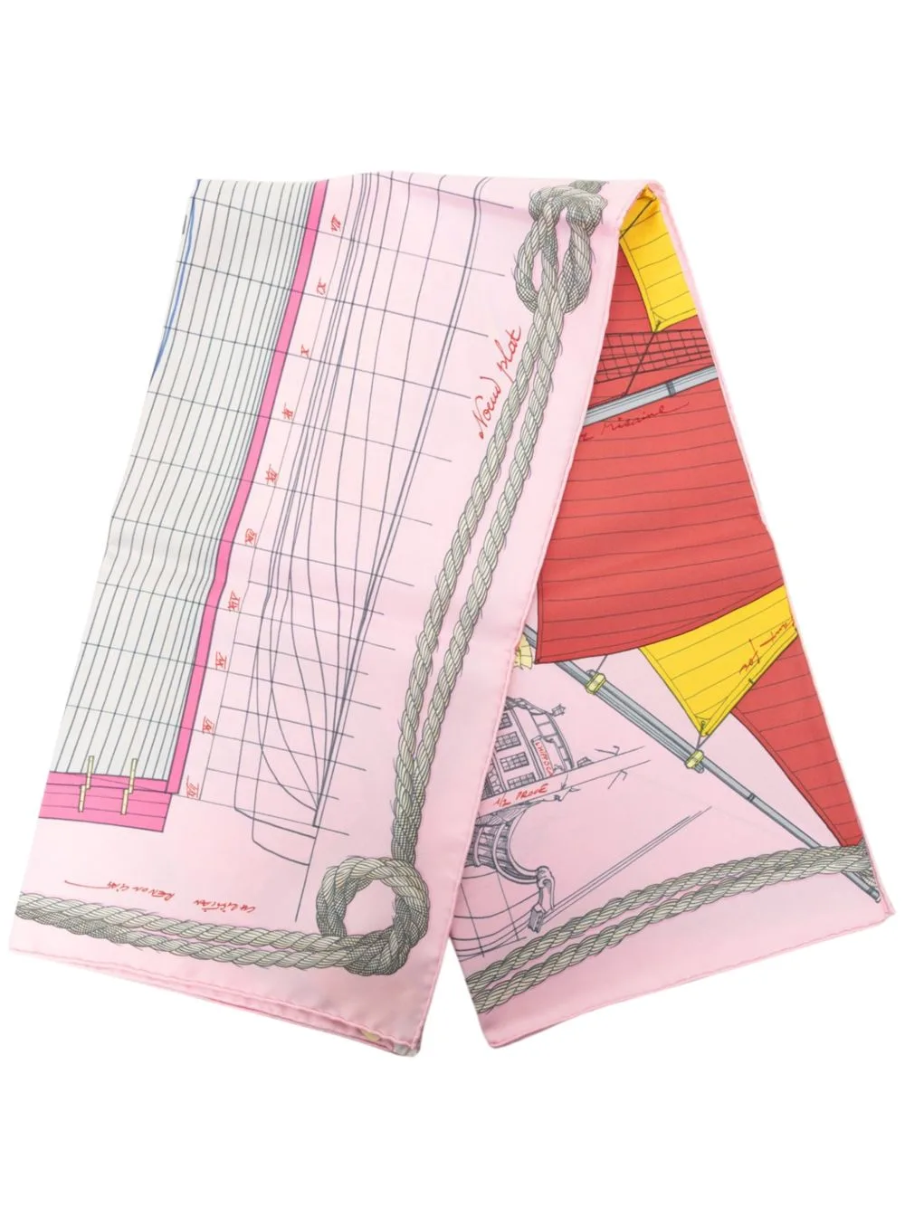 2012 Cheval De Mer Silk Scarf 90 Scarves