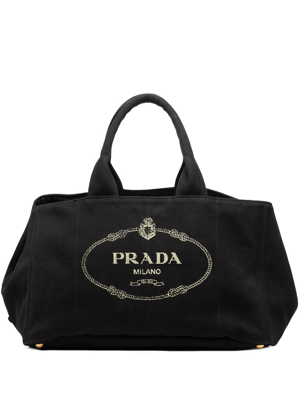 2013-2026 Large Canvas Canapa Logo Tote Satchel