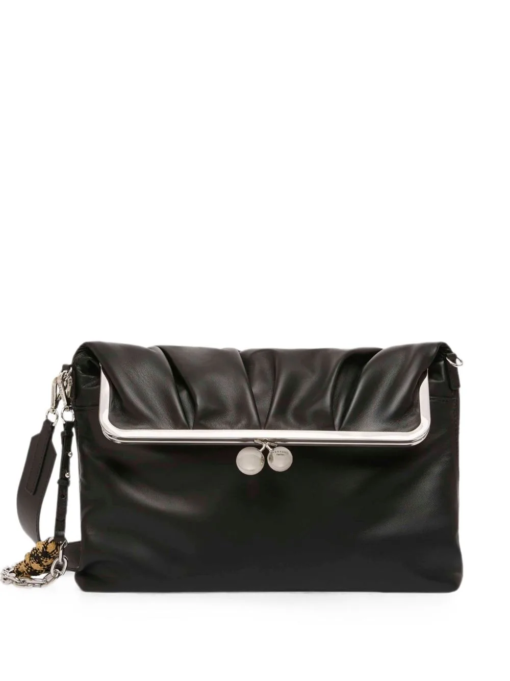 Pasticcino Clasp-Fastening Leather Clutch Bag
