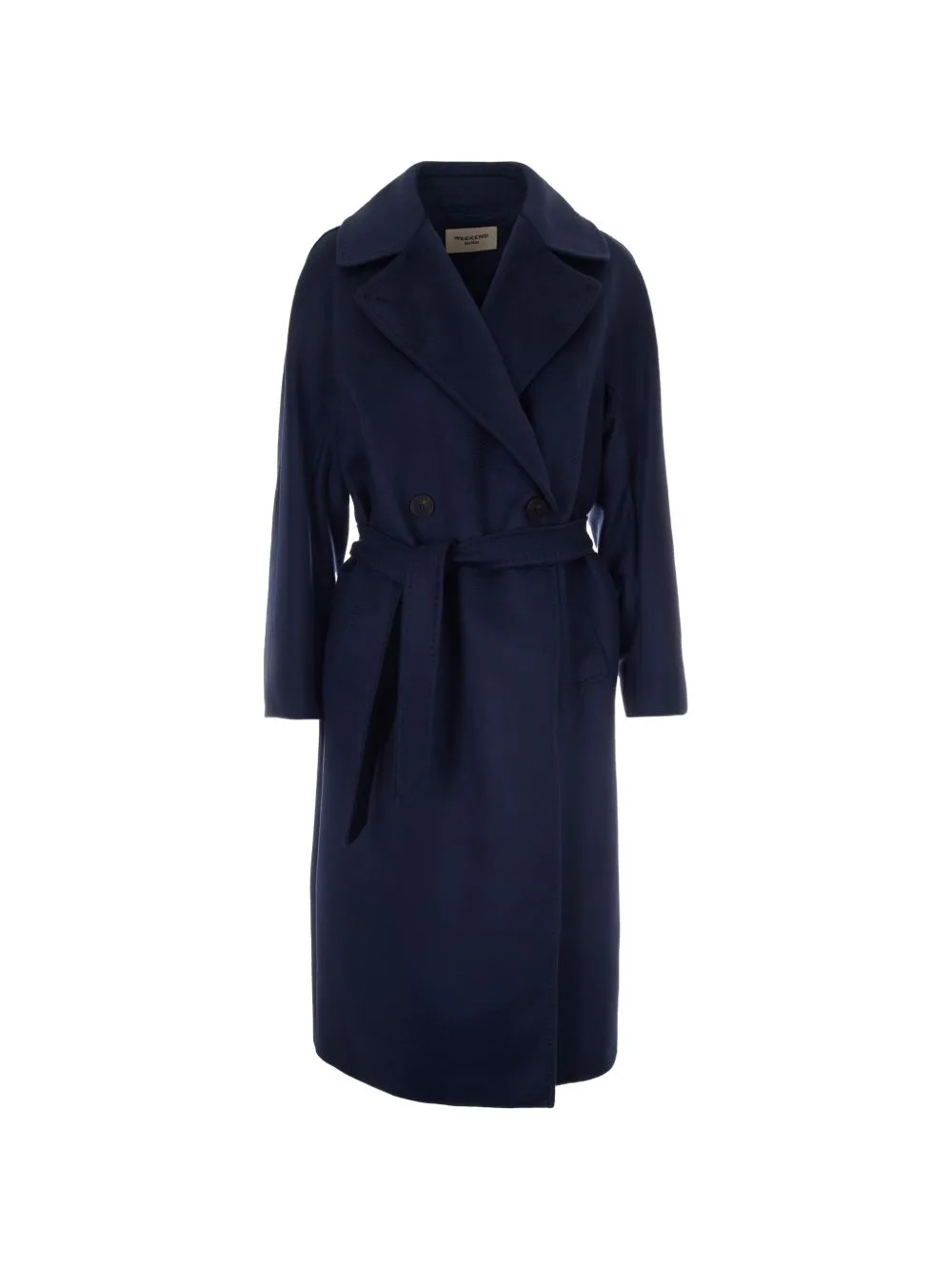 Double-Breasted Belted Coat