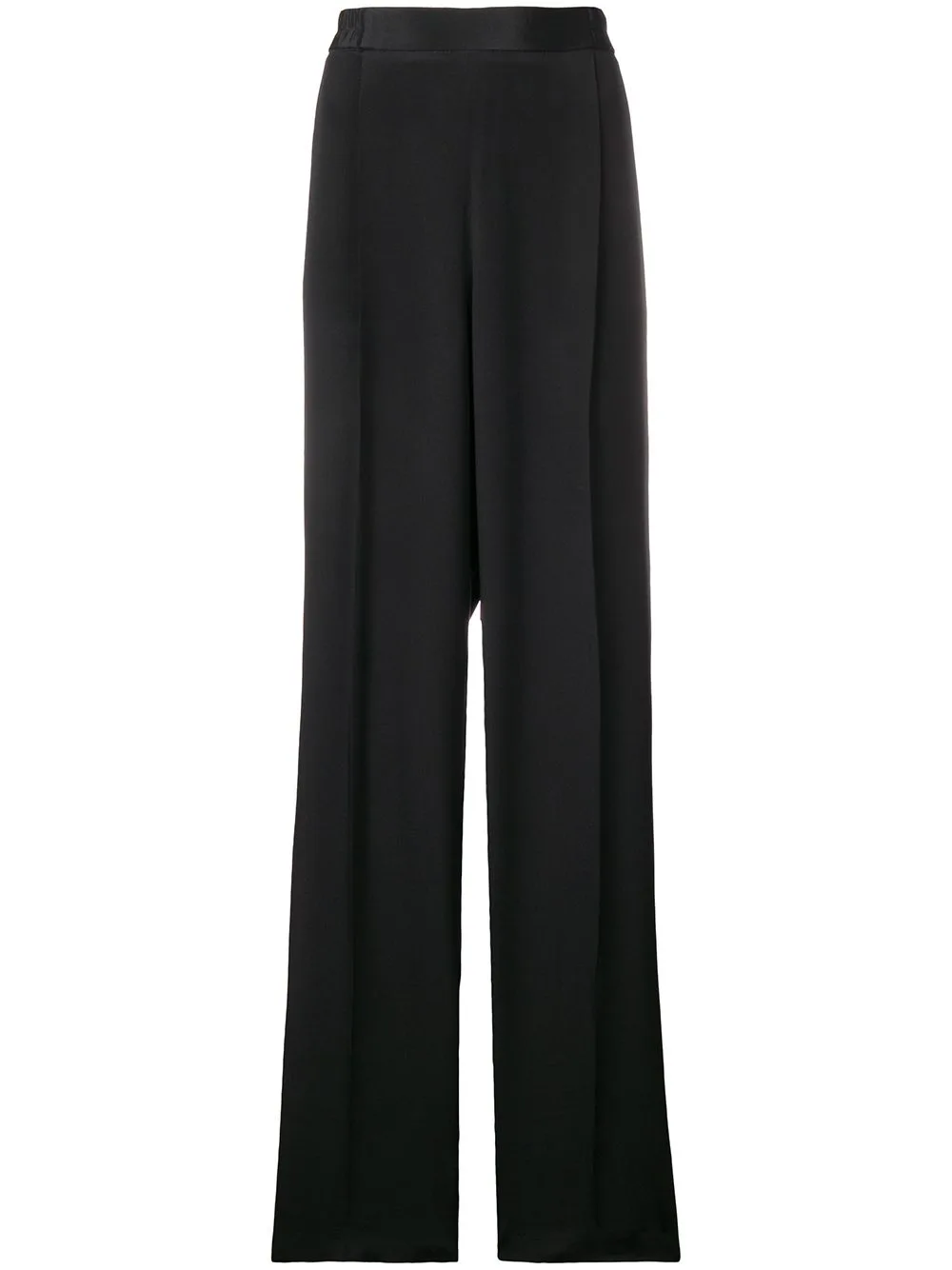 High-Waist Flared Trousers