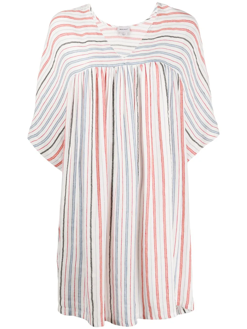 Loose-Fit Striped Midi Dress