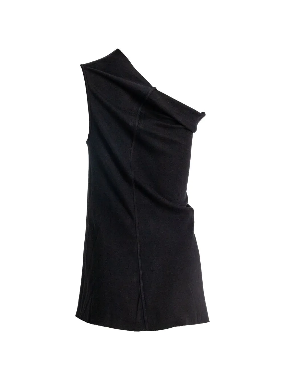 One-Shoulder Draped Top