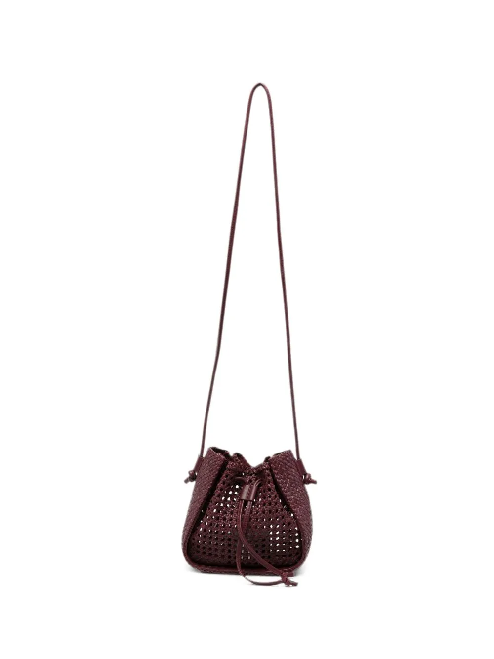 Woven Leather Shoulder Bag