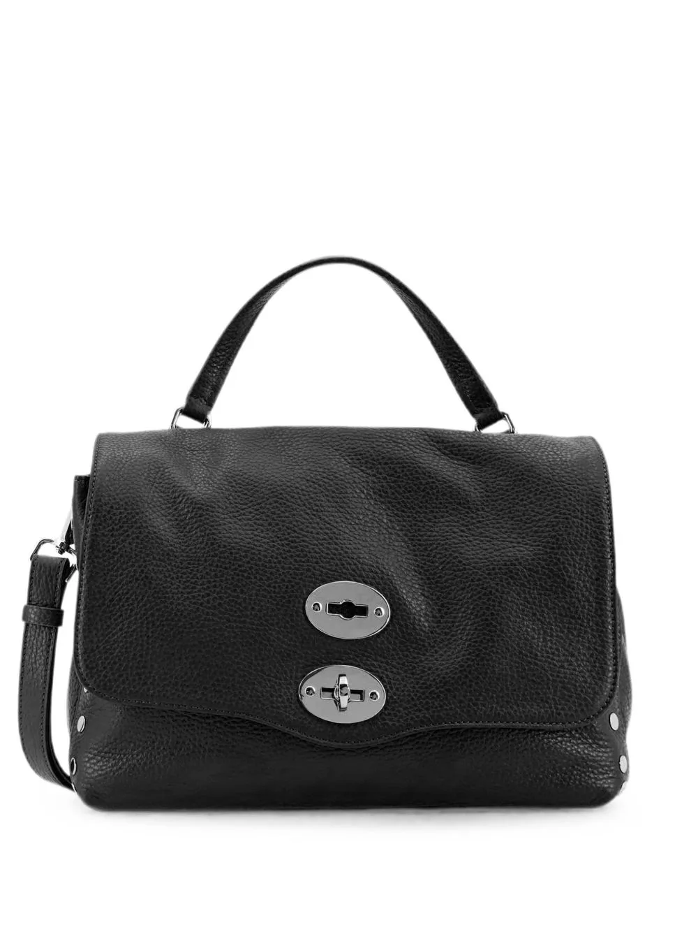 Small Postina Textured-Leather Shoulder Bag