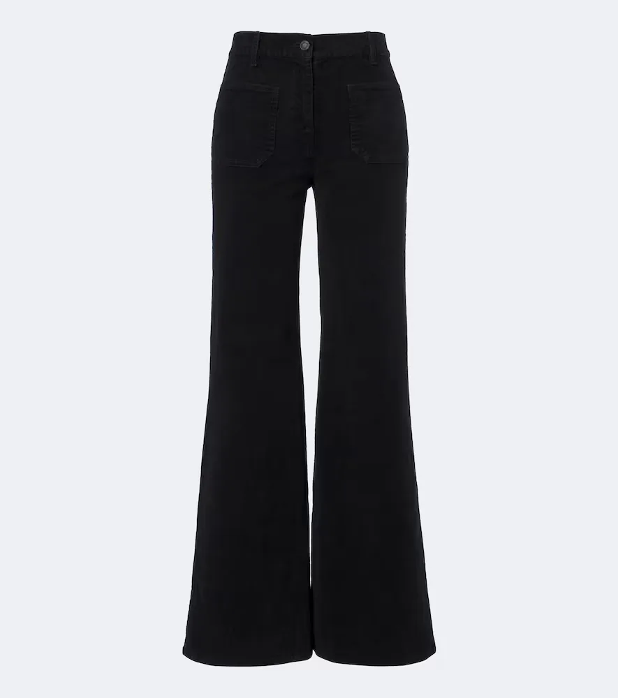 Florence Corduroy Wide-Leg Pants