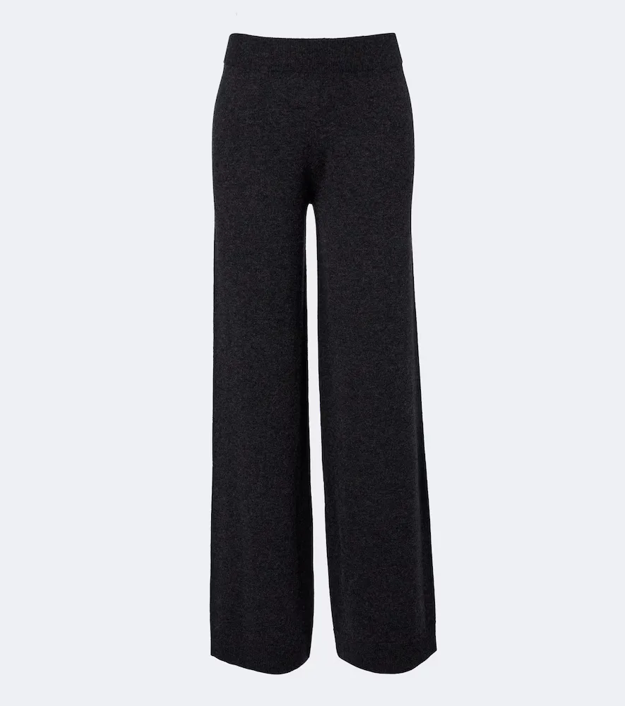 Virgin Wool and Cashmere Wide-Leg Pants by Jardin des Orangers