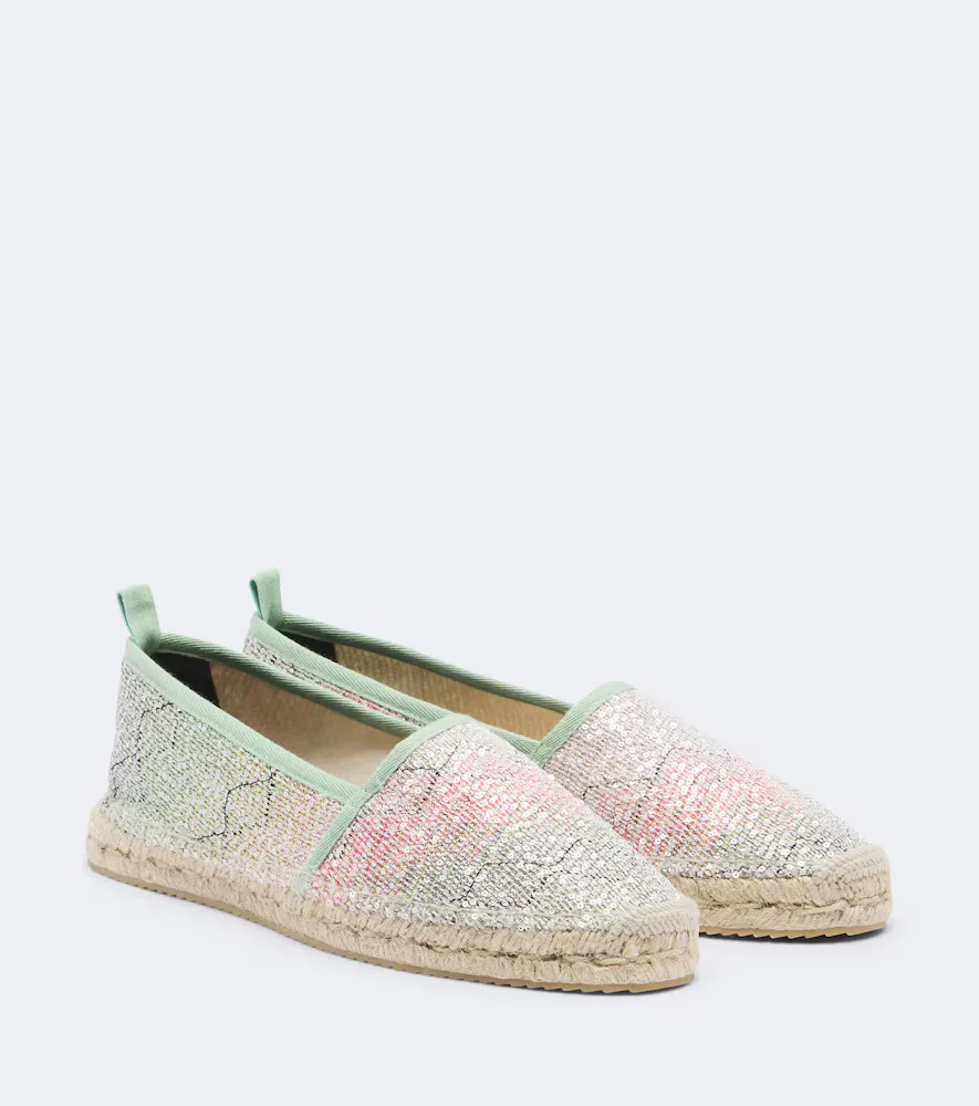 Zigzag Sequined Espadrilles by Missoni