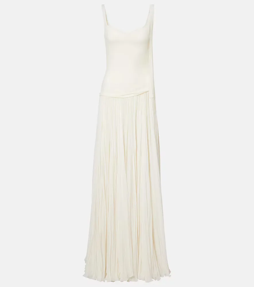 Ana Crêpe and Chiffon Gown