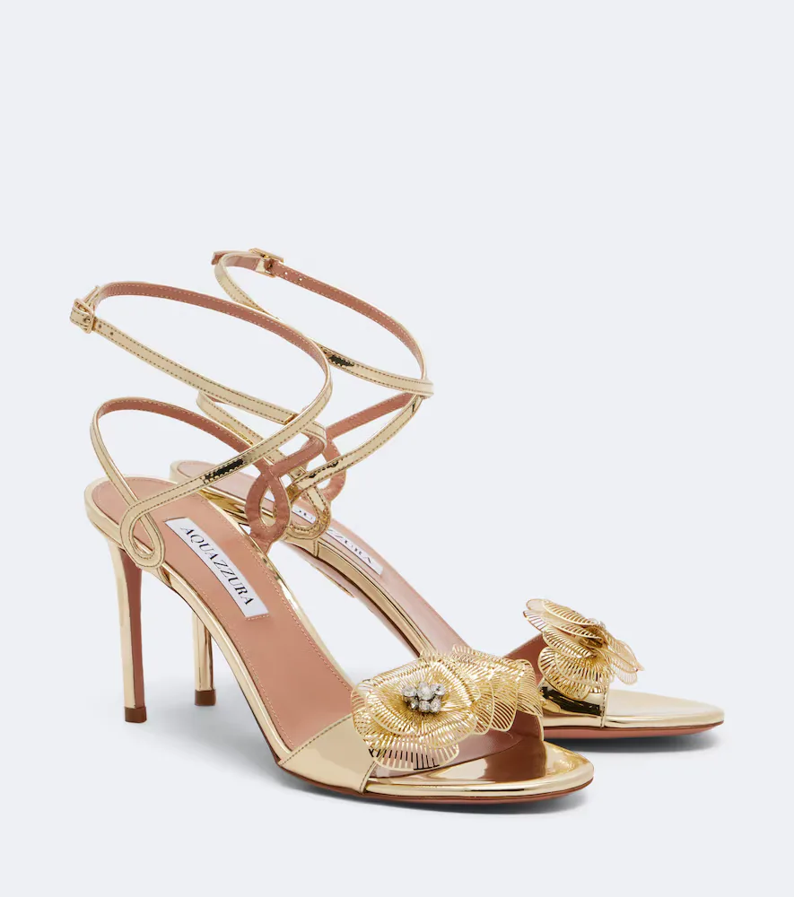 Flora Mystica Embellished Sandals