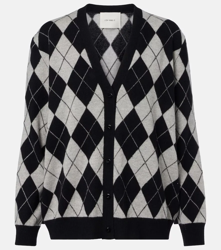 Raelyn Argyle Cashmere Cardigan